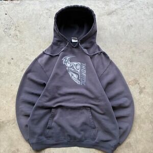 Thor X super thrashed and faded hoodie with an amazing fit and perfectly distres